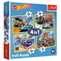 Puzzle Trefl Hot Wheels vehicles 4+/ Numărul de piese: 207