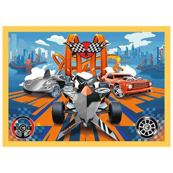 Puzzle Trefl Hot Wheels vehicles 4+/ Numărul de piese: 207 photo 2