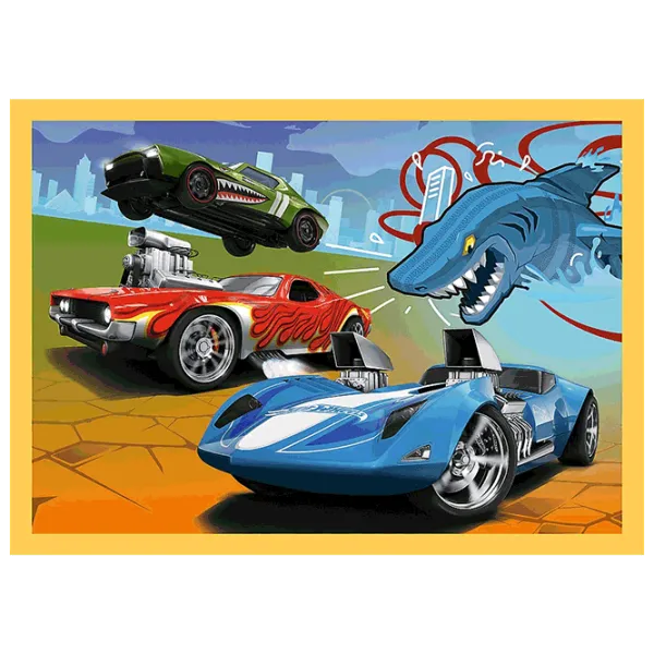 Puzzle Trefl Hot Wheels vehicles 4+/ Numărul de piese: 207 photo 4