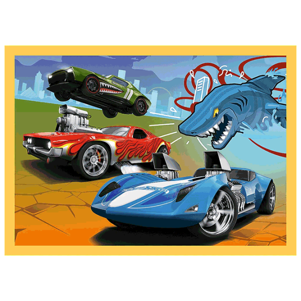 Puzzle Trefl Hot Wheels vehicles 4+/ Numărul de piese: 207 photo 4