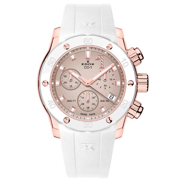 Наручные часы для женщин Edox 10255-37RBCAB-BEIDR Кварцевый / 38 мм photo 1 Наручные часы для женщин Edox 10255-37RBCAB-BEIDR Кварцевый / 38 мм photo 1