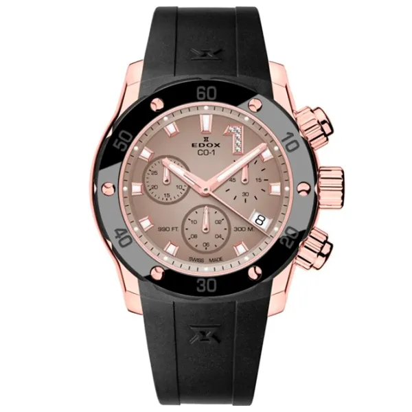 Ceas de mână pentru femei Edox 10255-37RCA-BRDR Cuarț / 38 mm photo 1 Ceas de mână pentru femei Edox 10255-37RCA-BRDR Cuarț / 38 mm photo 1
