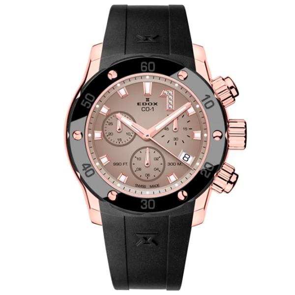 Ceas de mână pentru femei Edox 10255-37RCA-BRDR Cuarț / 38 mm photo 1 Ceas de mână pentru femei Edox 10255-37RCA-BRDR Cuarț / 38 mm photo 1