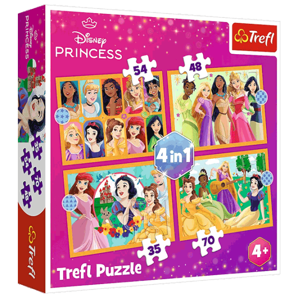 Puzzle Trefl Fairy tale stories 4+/ Numărul de piese: 207 photo 1 Puzzle Trefl Fairy tale stories 4+/ Numărul de piese: 207 photo 1