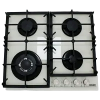 Газовая варочная панель Wolser WL-KF 6400 Закаленное стекло / Слоновая кость