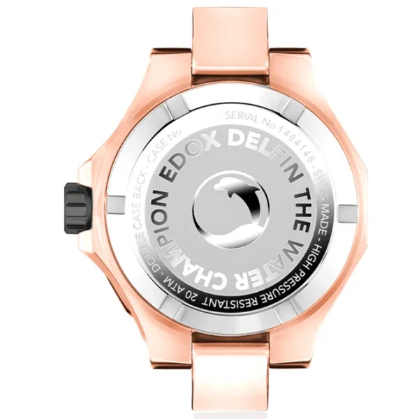 Ceas de mână pentru bărbați Edox 88008-37RGCA-GIR Mecanic / 43 mm photo 3 Ceas de mână pentru bărbați Edox 88008-37RGCA-GIR Mecanic / 43 mm photo 3