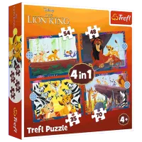 Puzzle Trefl Brave Lion King 4+/ Numărul de piese: 207