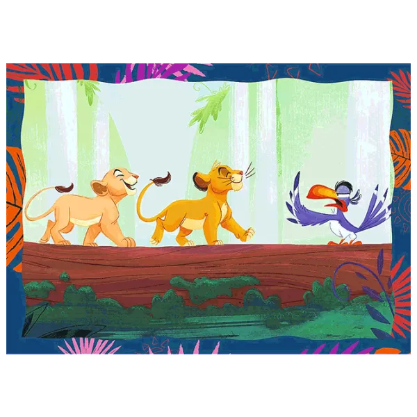Puzzle Trefl Brave Lion King 4+/ Numărul de piese: 207 photo 2