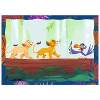 Puzzle Trefl Brave Lion King 4+/ Numărul de piese: 207 photo 2