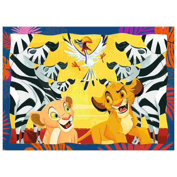 Puzzle Trefl Brave Lion King 4+/ Numărul de piese: 207 photo 3