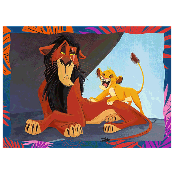 Puzzle Trefl Brave Lion King 4+/ Numărul de piese: 207 photo 4