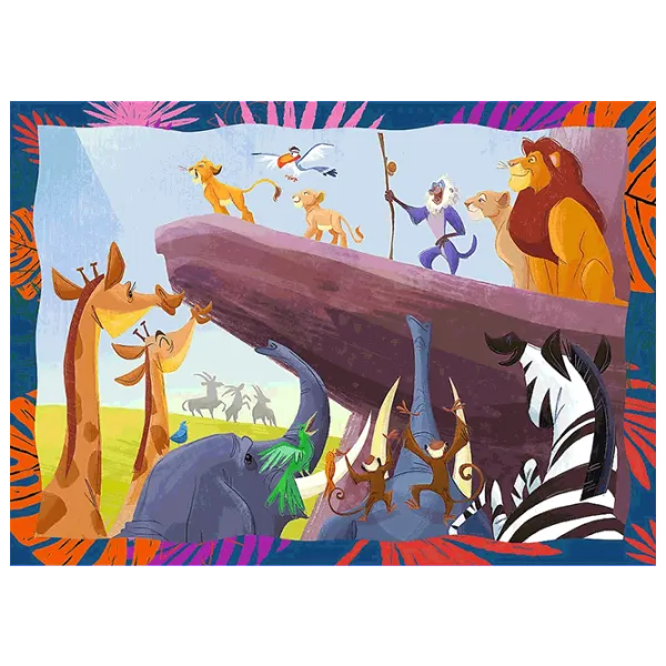 Puzzle Trefl Brave Lion King 4+/ Numărul de piese: 207 photo 5