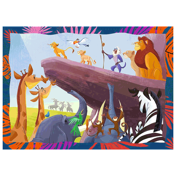 Puzzle Trefl Brave Lion King 4+/ Numărul de piese: 207 photo 5