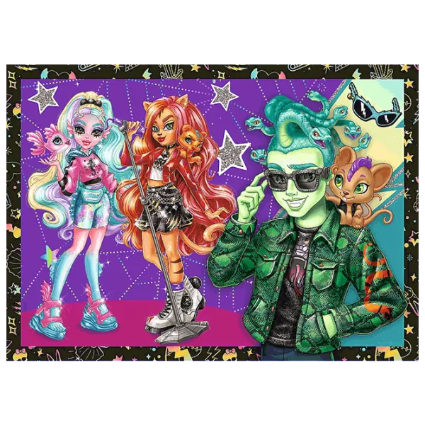 Puzzle Trefl An electrifying day at Monster High 4+/ Numărul de piese: 207 photo 3 Puzzle Trefl An electrifying day at Monster High 4+/ Numărul de piese: 207 photo 3