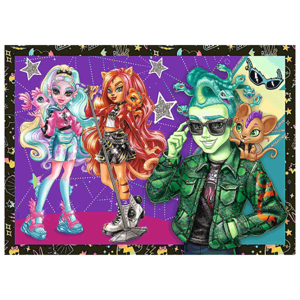 Puzzle Trefl An electrifying day at Monster High 4+/ Numărul de piese: 207 photo 3 Puzzle Trefl An electrifying day at Monster High 4+/ Numărul de piese: 207 photo 3
