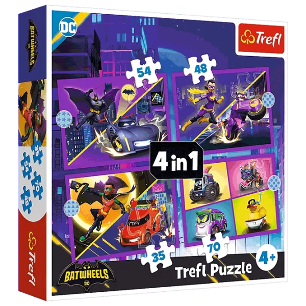 Puzzle Trefl Meet Batwheels 4+/ Numărul de piese: 207 photo 1 Puzzle Trefl Meet Batwheels 4+/ Numărul de piese: 207 photo 1