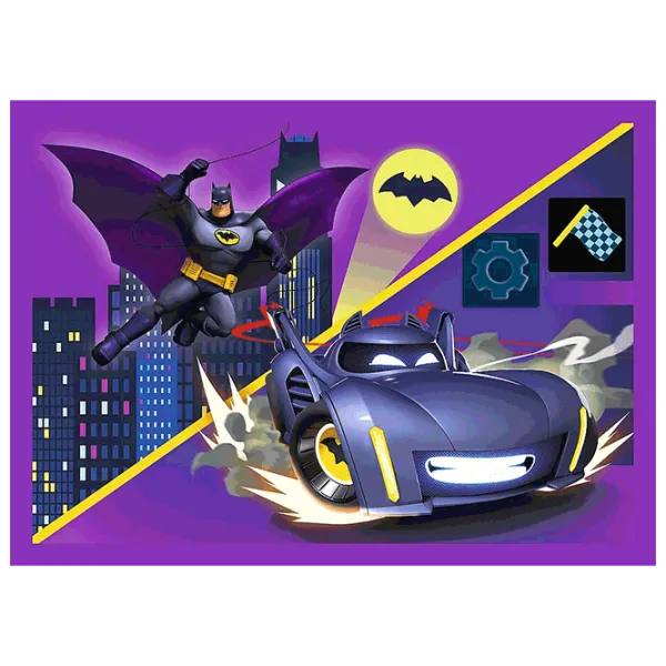 Puzzle Trefl Meet Batwheels 4+/ Numărul de piese: 207 photo 2 Puzzle Trefl Meet Batwheels 4+/ Numărul de piese: 207 photo 2