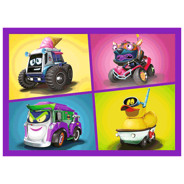 Puzzle Trefl Meet Batwheels 4+/ Numărul de piese: 207 photo 4 Puzzle Trefl Meet Batwheels 4+/ Numărul de piese: 207 photo 4