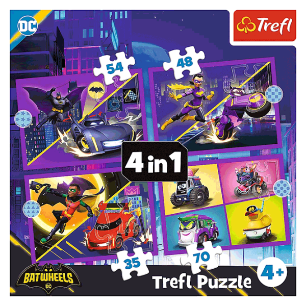 Puzzle Trefl Meet Batwheels 4+/ Numărul de piese: 207 photo 6 Puzzle Trefl Meet Batwheels 4+/ Numărul de piese: 207 photo 6
