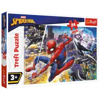 Puzzle Trefl Fearless Spider-Man 3+/ Numărul de piese: 24