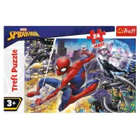 Puzzle Trefl Fearless Spider-Man 3+/ Numărul de piese: 24 photo 2