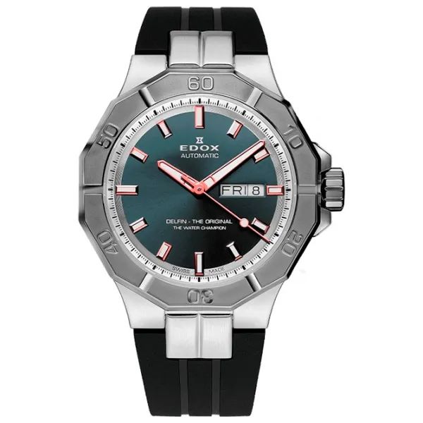 Ceas de mână pentru bărbați Edox 88008-3GCA-BGO Mecanic / 43 mm photo 1