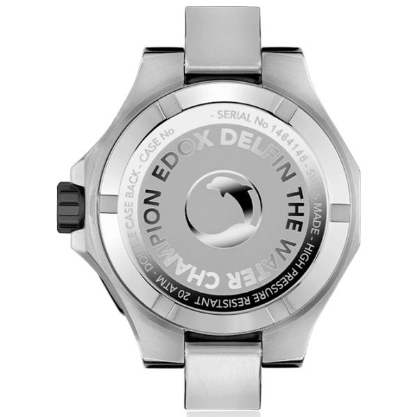 Ceas de mână pentru bărbați Edox 88008-3GCA-BGO Mecanic / 43 mm photo 3