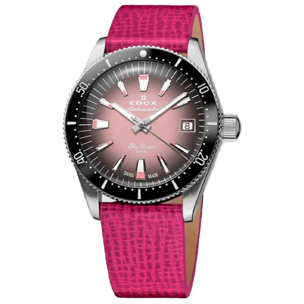 Ceas de mână unisex Edox 80131-3NC-NDRO Mecanic / 38 mm photo 2
