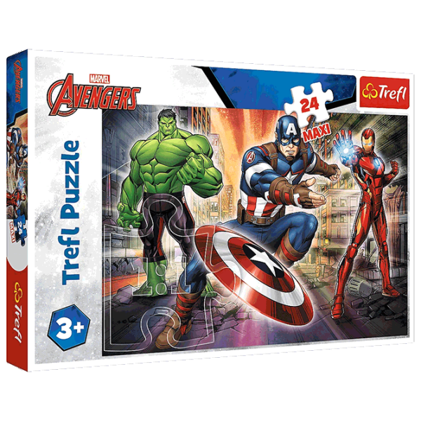 Puzzle Trefl In the world of Avengers 3+/ Количество деталей: 24 photo 1 Puzzle Trefl In the world of Avengers 3+/ Количество деталей: 24 photo 1