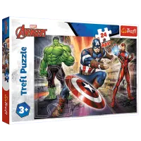 Puzzle Trefl In the world of Avengers 3+/ Количество деталей: 24