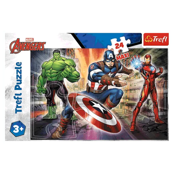 Puzzle Trefl In the world of Avengers 3+/ Количество деталей: 24 photo 3 Puzzle Trefl In the world of Avengers 3+/ Количество деталей: 24 photo 3