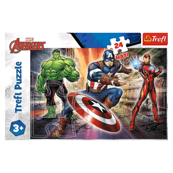Puzzle Trefl In the world of Avengers 3+/ Количество деталей: 24 photo 3 Puzzle Trefl In the world of Avengers 3+/ Количество деталей: 24 photo 3