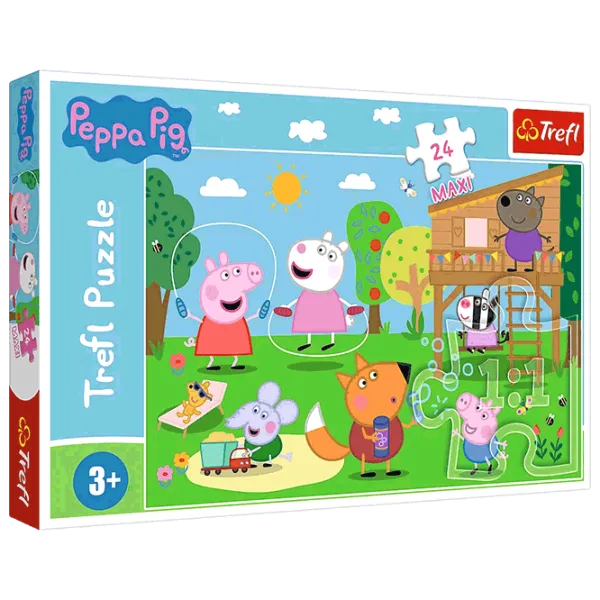 Puzzle Trefl Fun in the grass 3+/ Numărul de piese: 24 photo 1 Puzzle Trefl Fun in the grass 3+/ Numărul de piese: 24 photo 1