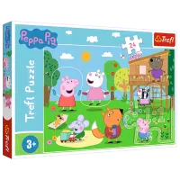 Puzzle Trefl Fun in the grass 3+/ Количество деталей: 24