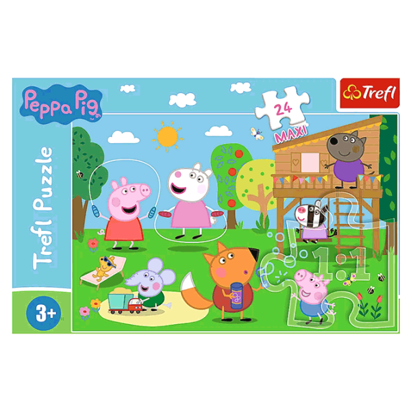 Puzzle Trefl Fun in the grass 3+/ Numărul de piese: 24 photo 2 Puzzle Trefl Fun in the grass 3+/ Numărul de piese: 24 photo 2