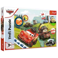 Puzzle Trefl Happy cars 3+/ Количество деталей: 24