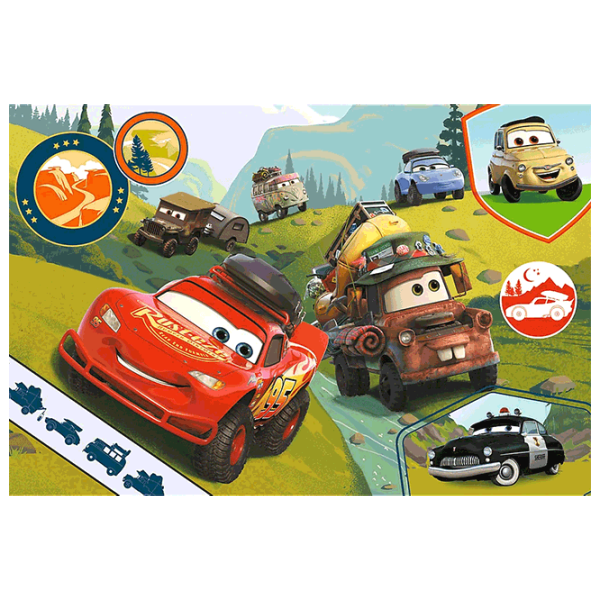 Puzzle Trefl Happy cars 3+/ Количество деталей: 24 photo 2