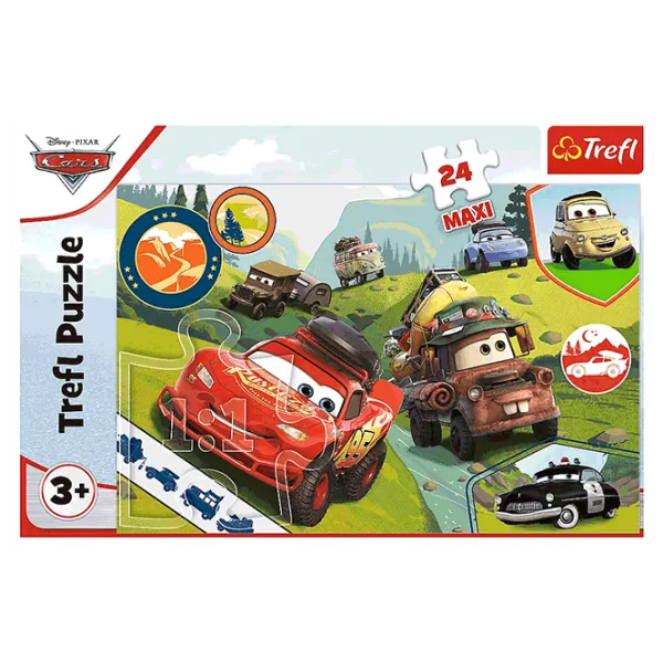 Puzzle Trefl Happy cars 3+/ Количество деталей: 24 photo 3