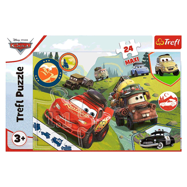 Puzzle Trefl Happy cars 3+/ Количество деталей: 24 photo 3