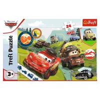Puzzle Trefl Happy cars 3+/ Numărul de piese: 24 photo 3