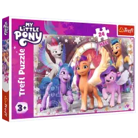 Puzzle Trefl A happy day of Ponies 3+/ Количество деталей: 24