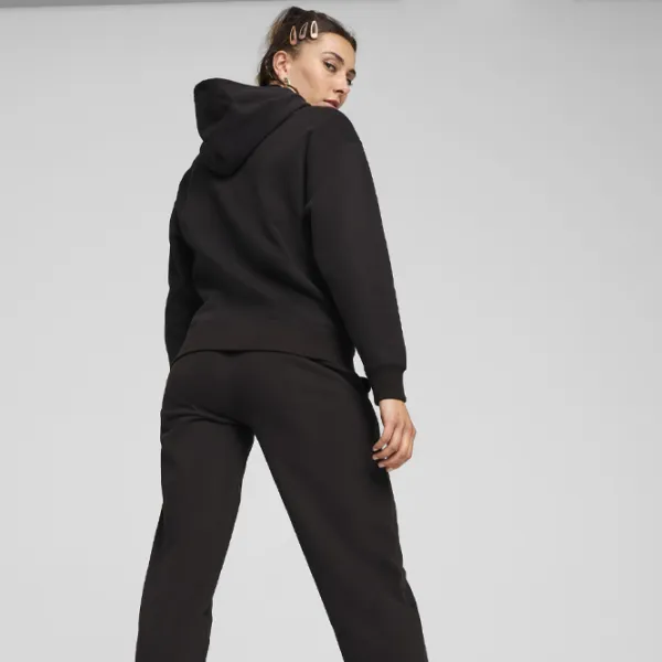Спортивный костюм для женщин Puma Loungewear Tracksuit Fl Черный / Демисезон photo 2 Спортивный костюм для женщин Puma Loungewear Tracksuit Fl Черный / Демисезон photo 2