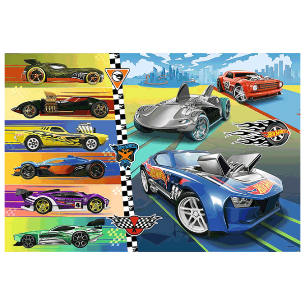 Puzzle Trefl Fast Hot Wheels 4+/ Количество деталей: 24 photo 2 Puzzle Trefl Fast Hot Wheels 4+/ Количество деталей: 24 photo 2