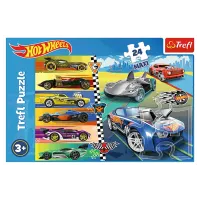 Puzzle Trefl Fast Hot Wheels 4+/ Numărul de piese: 24 photo 3