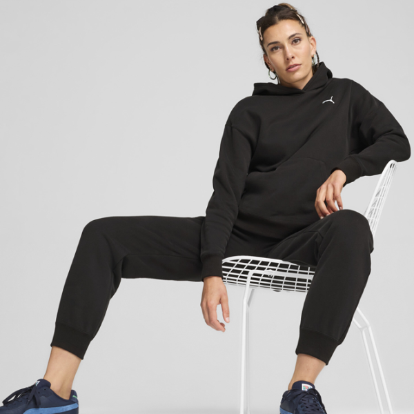 Спортивный костюм для женщин Puma Loungewear Tracksuit Fl Черный / Демисезон photo 3 Спортивный костюм для женщин Puma Loungewear Tracksuit Fl Черный / Демисезон photo 3