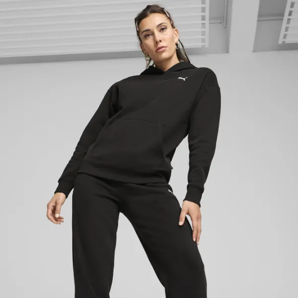 Спортивный костюм для женщин Puma Loungewear Tracksuit Fl Черный / Демисезон photo 4 Спортивный костюм для женщин Puma Loungewear Tracksuit Fl Черный / Демисезон photo 4