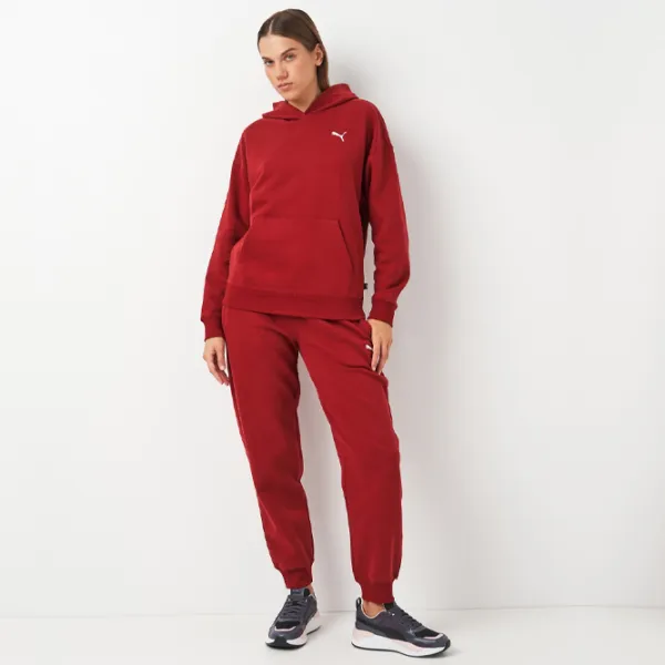 Спортивный костюм для женщин Puma Loungewear Tracksuit Fl Красный / Демисезон photo 2 Спортивный костюм для женщин Puma Loungewear Tracksuit Fl Красный / Демисезон photo 2