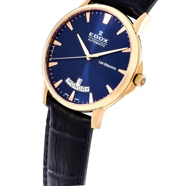 Ceas de mână pentru bărbați Edox 83015-37R-BUIR Mecanic / 42 mm photo 2