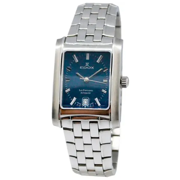 Ceas de mână unisex Edox 82002-3PB-BUIN Mecanic / 29 mm photo 1