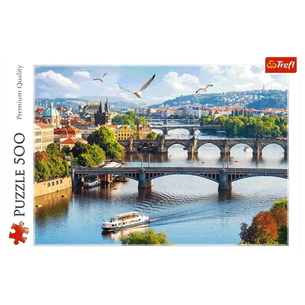 Puzzle Trefl Prague, Czech Republic 10+/ Количество деталей: 500 photo 1